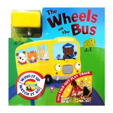 Load image into Gallery viewer, The Wheels on the Bus: Read &amp; Play with Fold-Out Play Mat and Wind-Up Toy