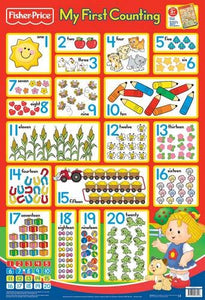 Fisher Price My First Counting | Maths Poster | Maths Chart for the Classroom | Education Wall Charts