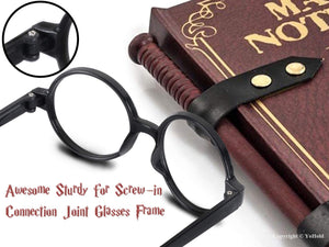 Harry Potter Glasses, Magic Wand, and Scar Tattoo Dress-Up Set (1 glasses and tattoo in each)