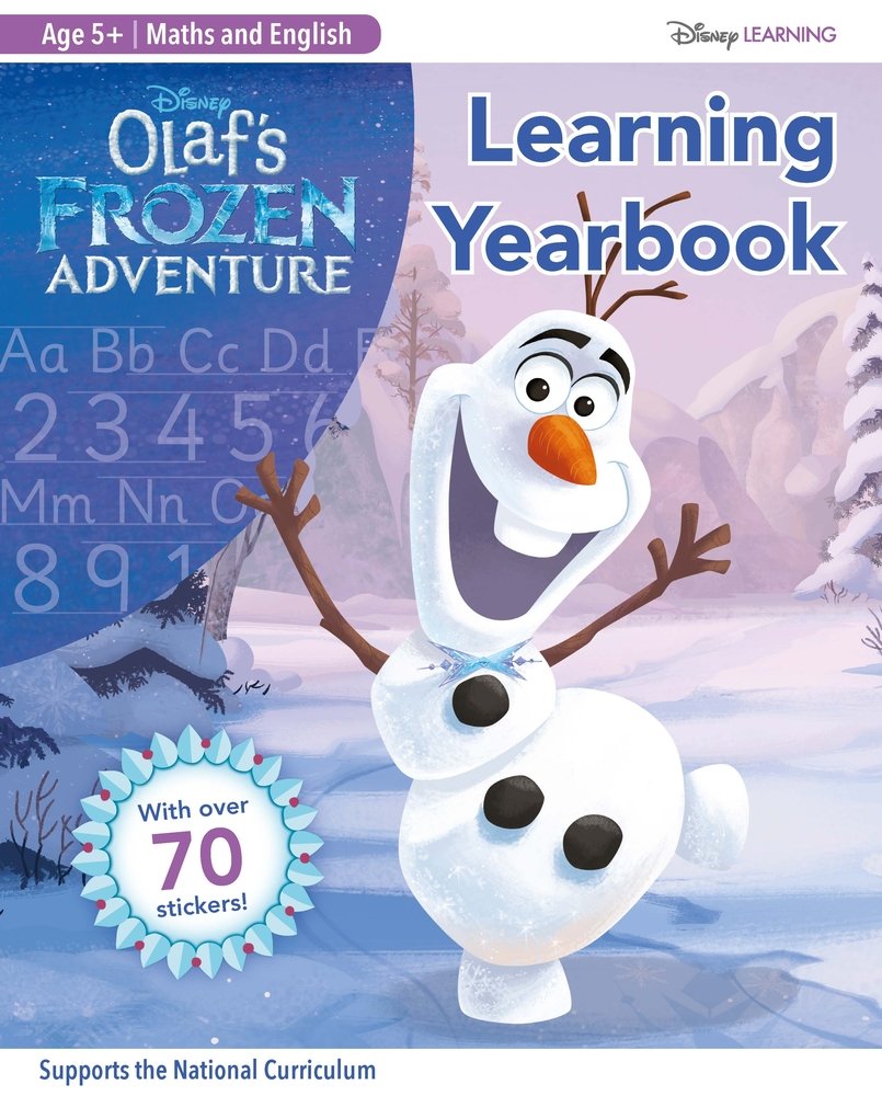 Disney Learning: Olaf's Frozen Adventure: Maths and English Learning Yearbook (Age 5+)