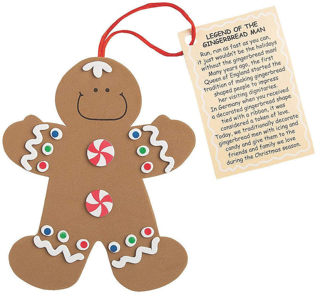 Legend of the Gingerbread Man Christmas Craft