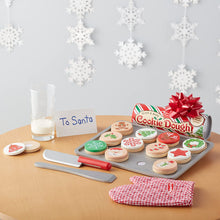 Load image into Gallery viewer, Melissa &amp; Doug Slice and Bake Wooden Christmas Cookie Play Food Set