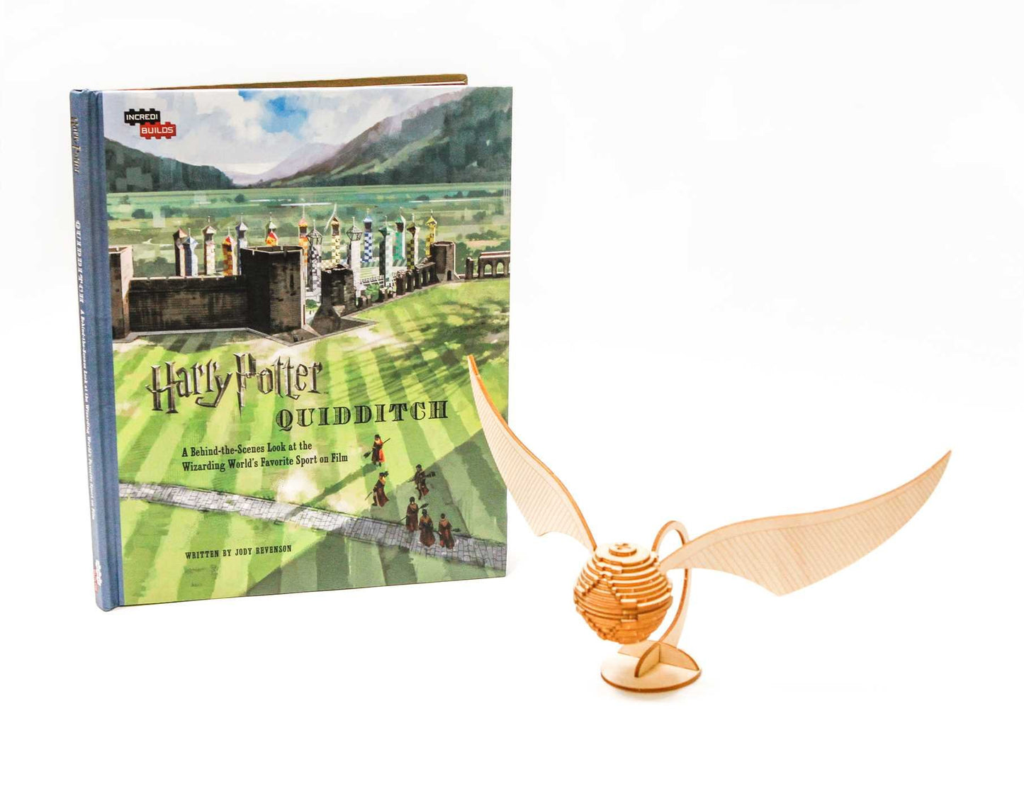 Harry Potter Quidditch Book and 3D Wood Model Figure Kit - Build, Paint and Collect!