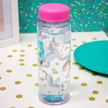 Load image into Gallery viewer, Sass &amp; Belle - Rainbow Unicorn Clear Water Bottle