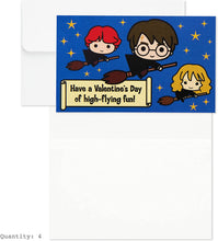 Load image into Gallery viewer, Hallmark Kids: Harry Potter Mini Valentines Day Cards (18 Cards with Envelopes)