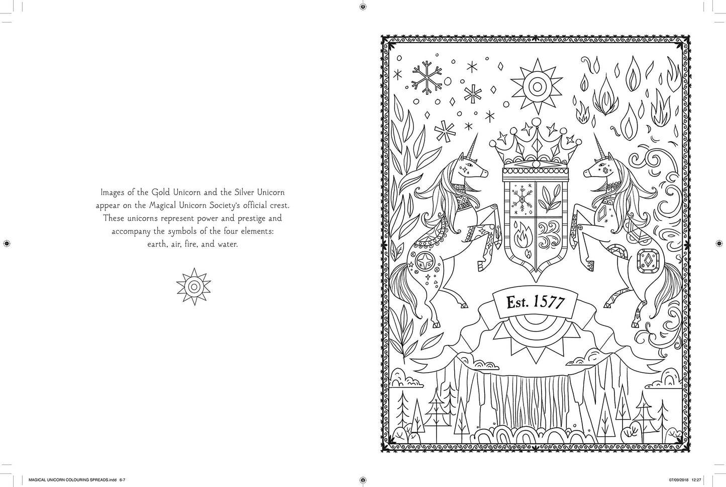 The Magical Unicorn Society Official Colouring Book