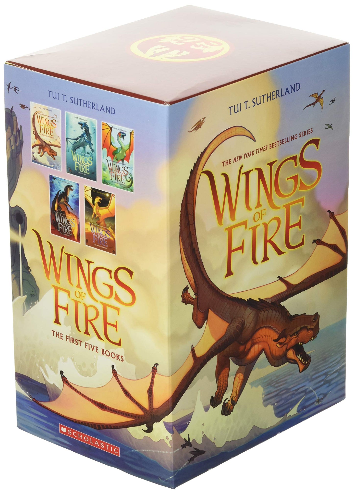 Wings of Fire Boxset, Books 1-5 (Wings of Fire)