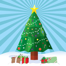 Load image into Gallery viewer, Paint by Sticker Kids: Christmas: Create 10 Pictures One Sticker at a Time! Includes Glitter Stickers