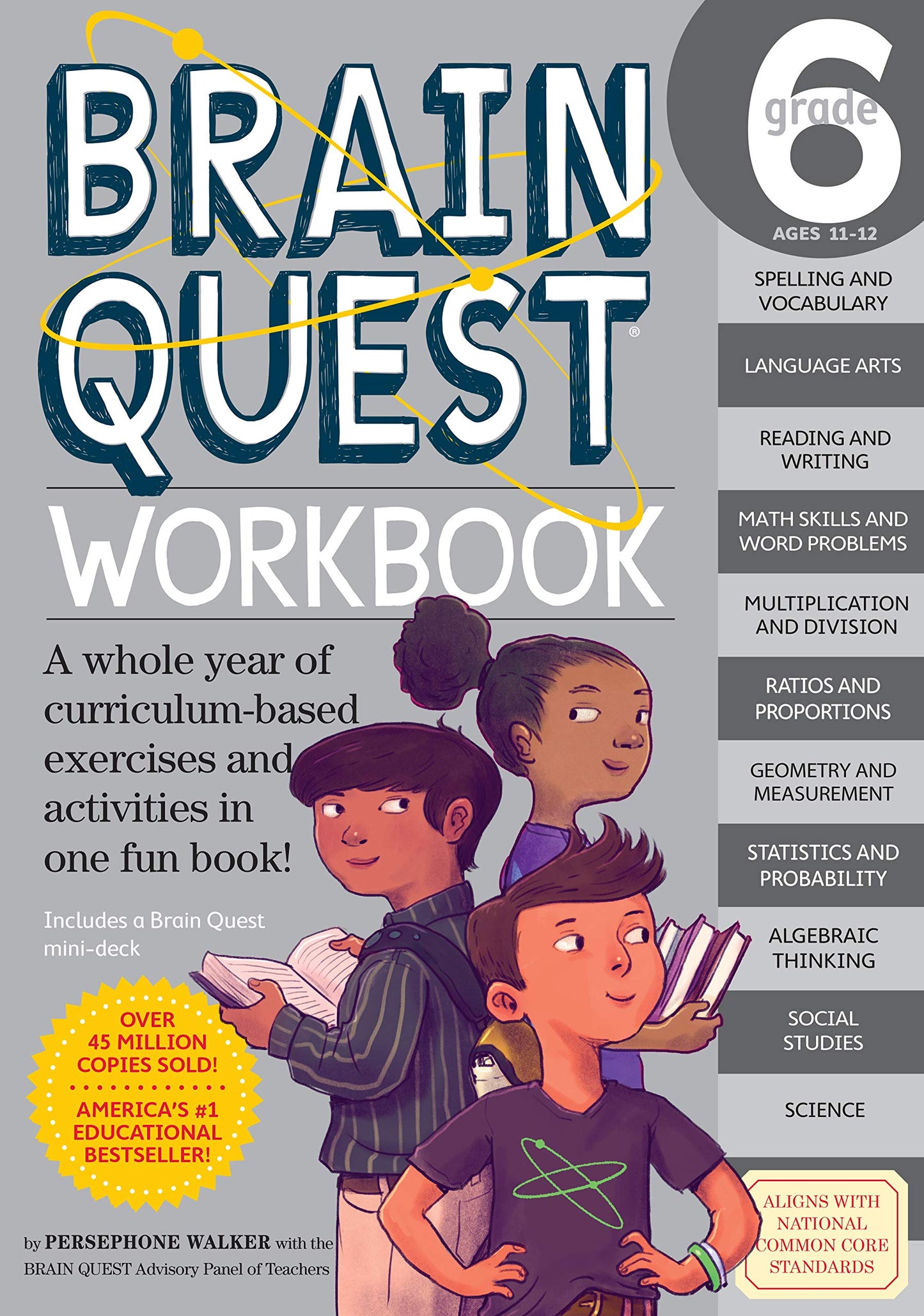 Brain Quest Workbook: Grade 6 (Ages 11-12)