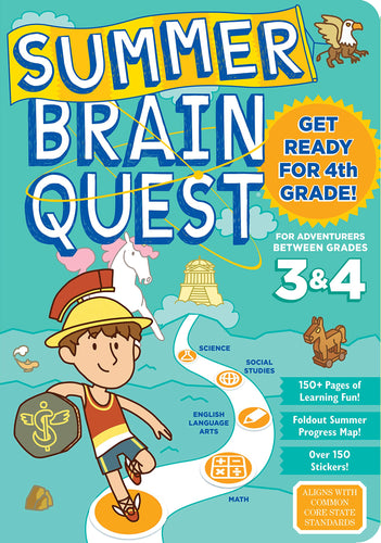 Summer Brain Quest Workbook: Between Grade 3 & 4 (Ages 8-9)