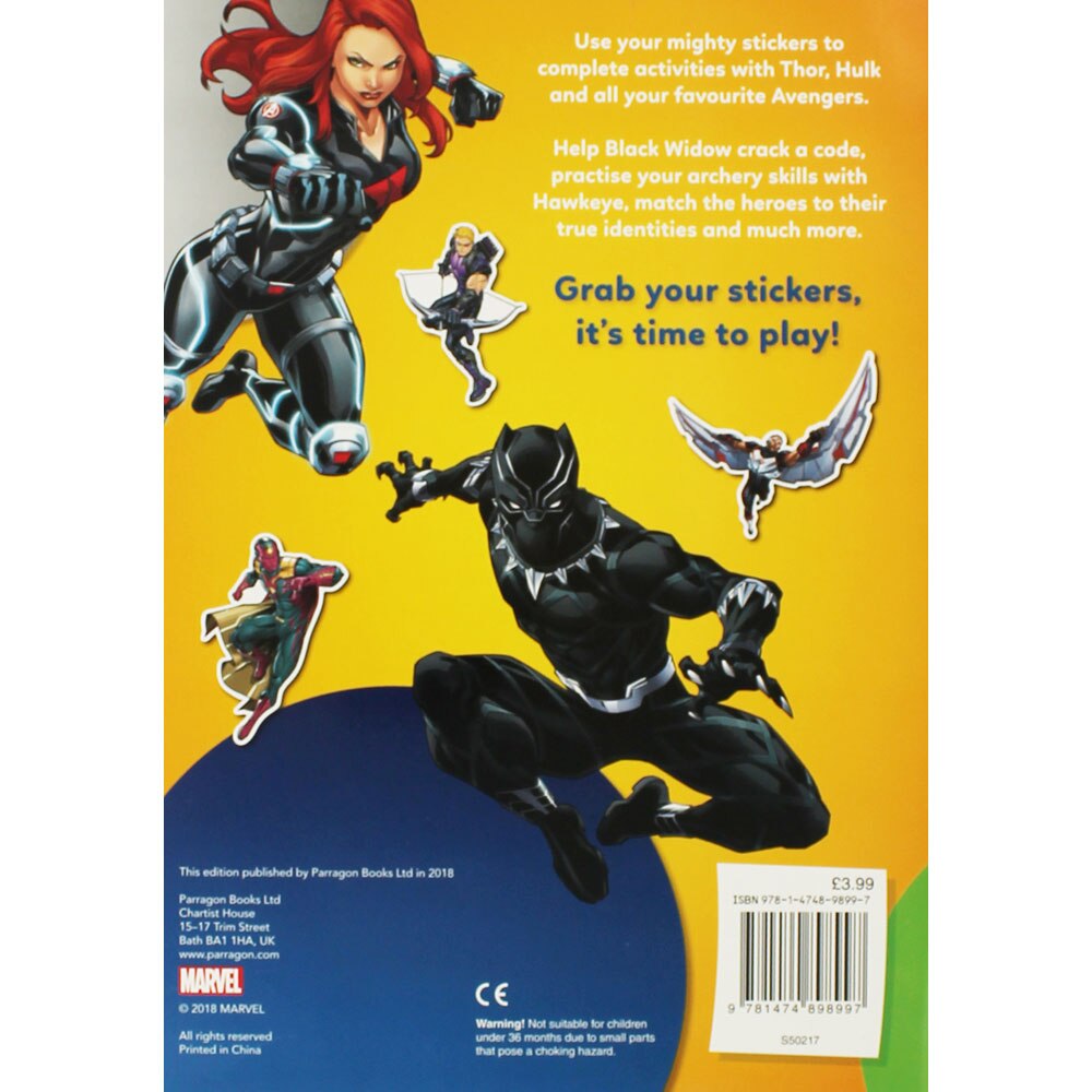 Marvel Avengers Sticker Play