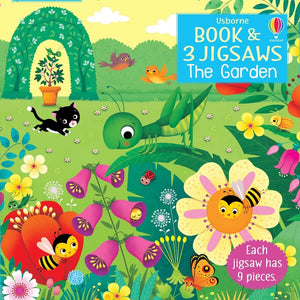 The Garden: Book & 3 Jigsaws