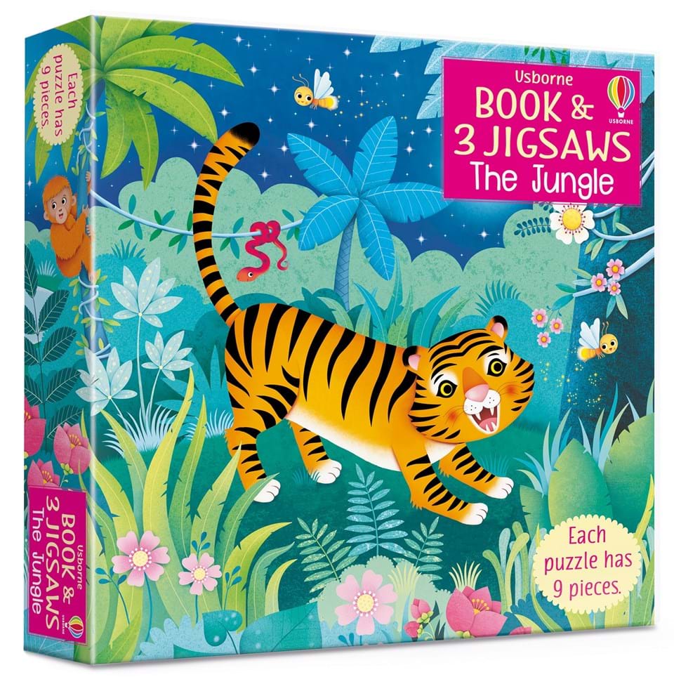 The Jungle: Book & 3 Jigsaws