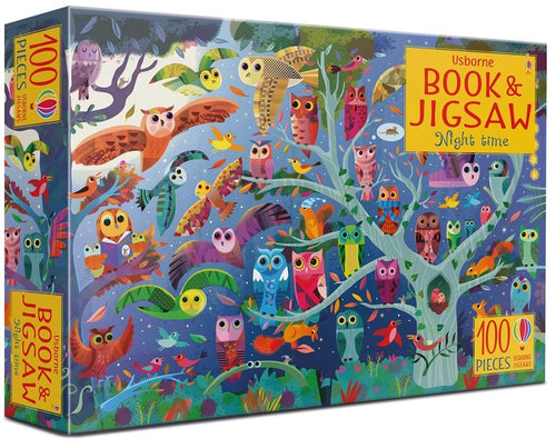 Explore Night time Jigsaw Puzzle and Book