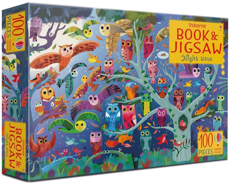 Explore Night time Jigsaw Puzzle and Book