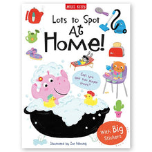 Load image into Gallery viewer, Lots to Spot: At Home! Sticker Book