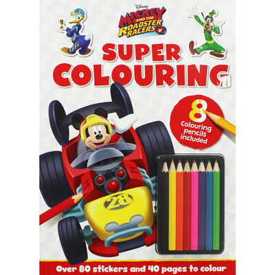 Mickey and the Roadster Racers Super Colouring