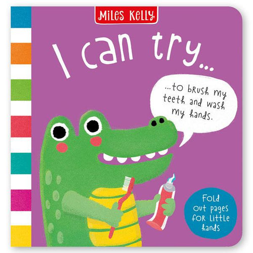 I Can Try... (Board Book with Fold Out Pages)