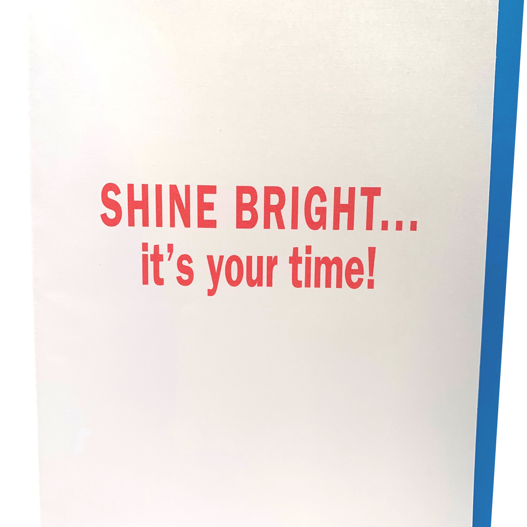 Graduation Card: Shiny and Embellished - GRAD