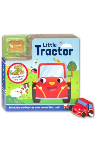 Little Tractor: Read & Play with Fold-Out Play Mat and Wind-Up Toy