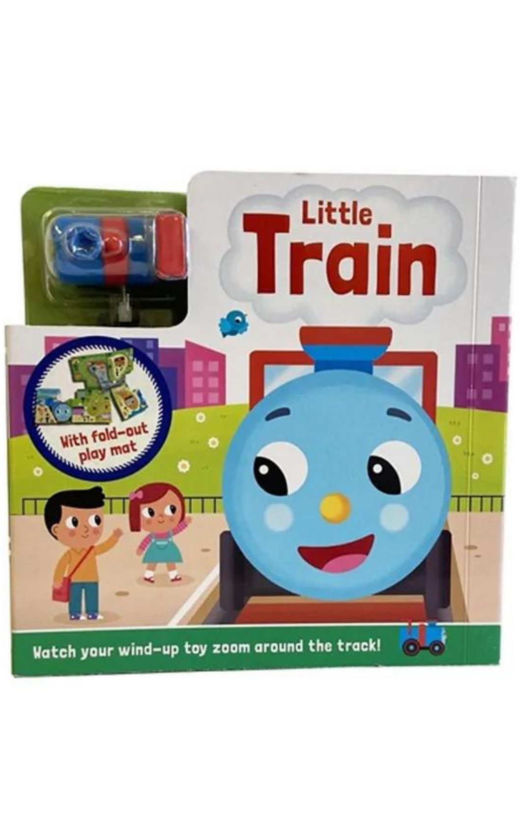 Little Train: Read & Play with Fold-Out Play Mat and Wind-Up Toy