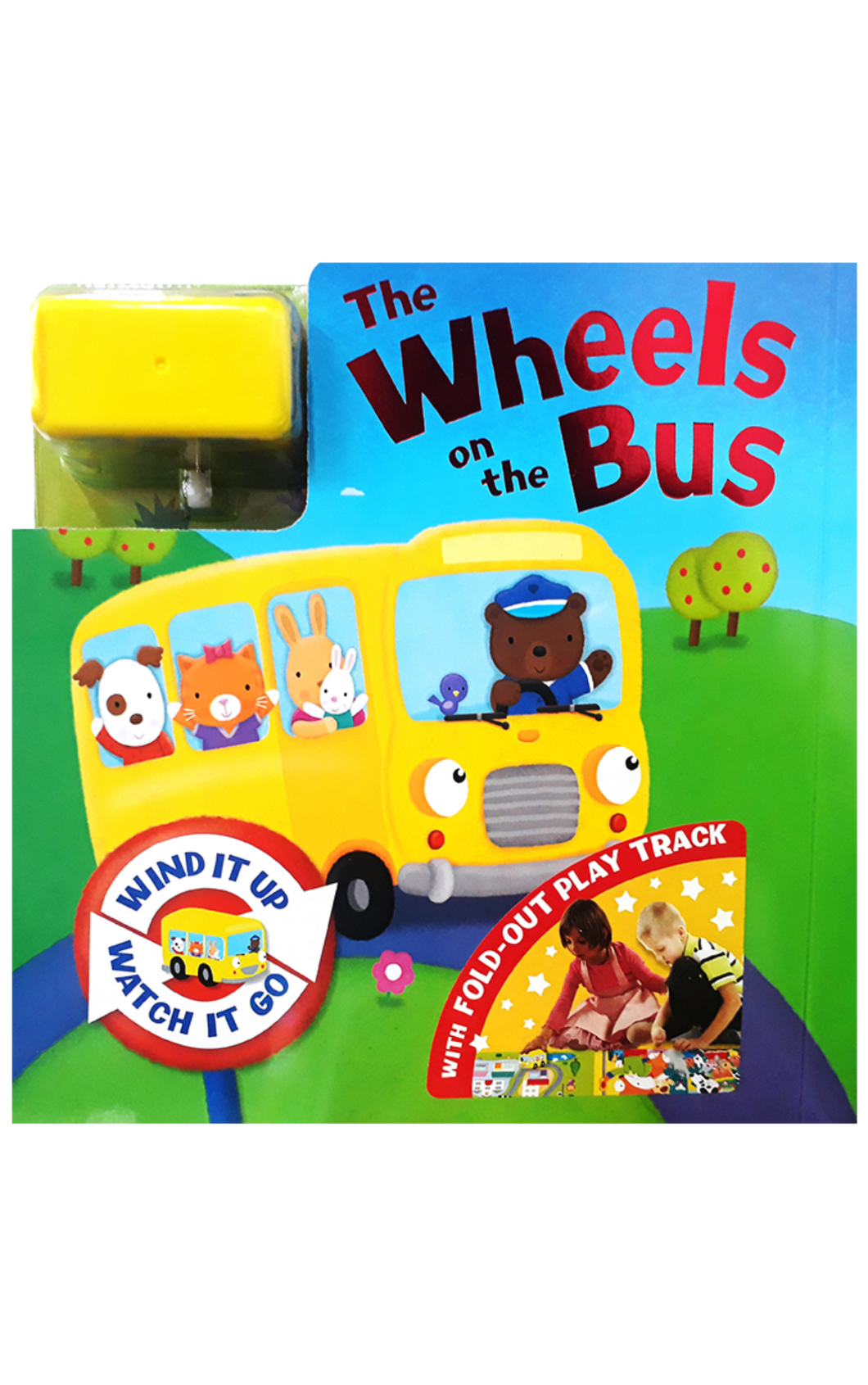 The Wheels on the Bus: Read & Play with Fold-Out Play Mat and Wind-Up Toy