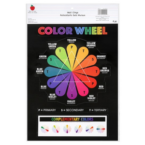 Back to Class Dry Erase Color Wheel Wall Cling
