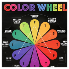 Load image into Gallery viewer, Back to Class Dry Erase Color Wheel Wall Cling