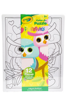 Load image into Gallery viewer, Crayola Color-A-Puzzle Puzzletivity: Owl Always be Your Best Friend