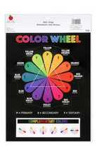 Load image into Gallery viewer, Back to Class Dry Erase Color Wheel Wall Cling