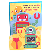 Load image into Gallery viewer, Hallmark: Happy Birthday - Robots Wired for Celebrating!