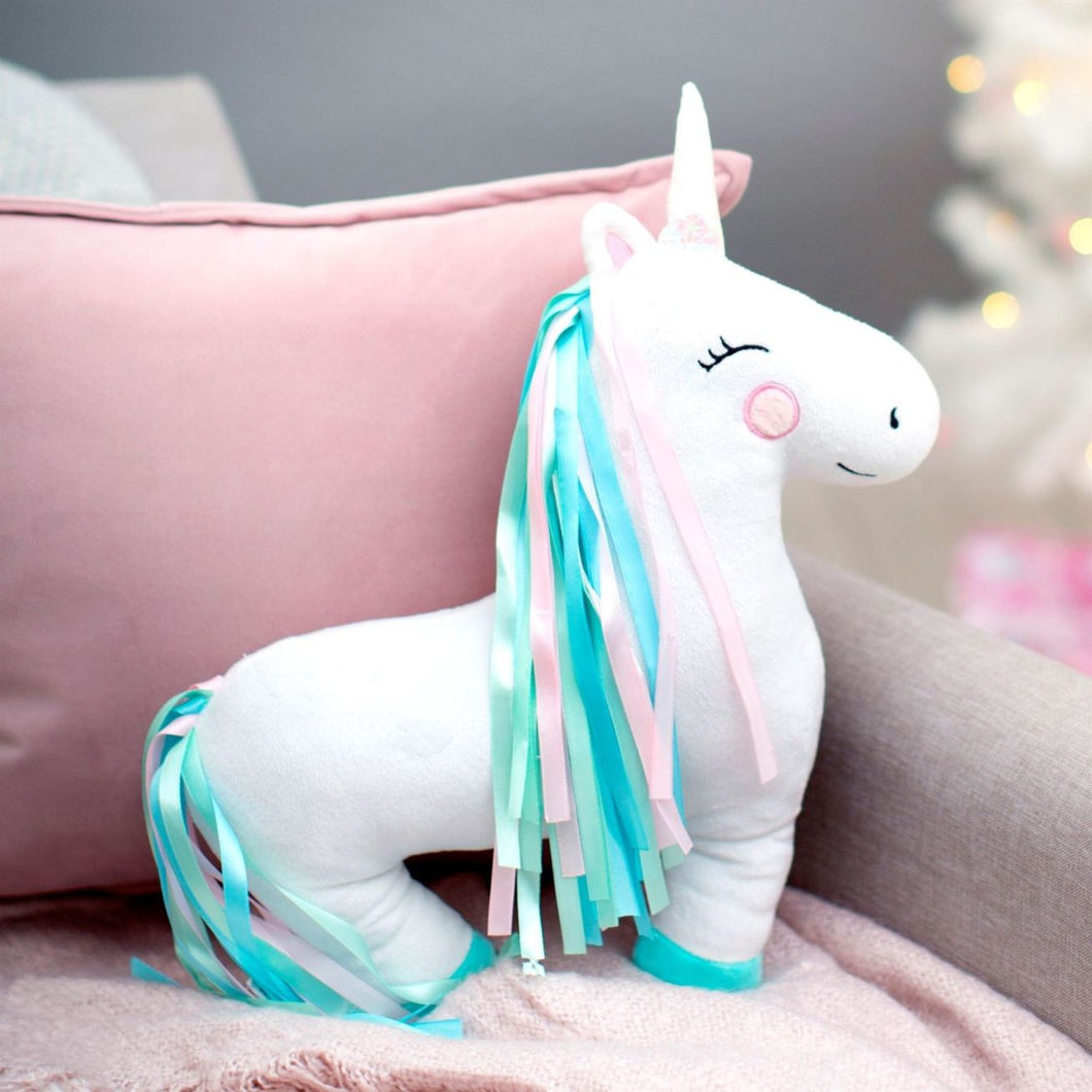 Sass & Belle - Rainbow Unicorn Decorative Cushion