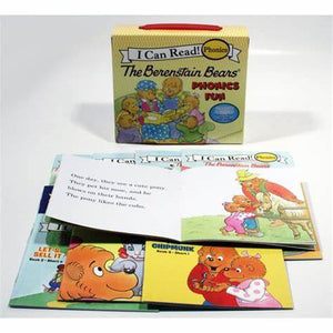 The Berenstain Bears 12-Book Phonics Fun!: Includes 12 Mini-Books Featuring Short and Long Vowel Sounds (My First I Can Read)