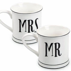 Sass & Belle - Mr & Mrs Pair of Mugs