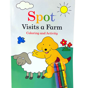 Spot Visits a Farm Coloring and Activity Book (with crayons!)