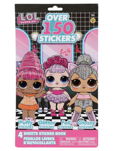LOL Surprise Reward Stickers (Over 150 Puffy, Glitter, Foil & Glossy)
