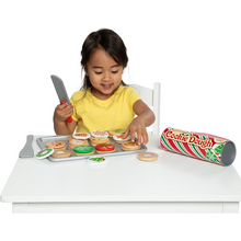 Load image into Gallery viewer, Melissa &amp; Doug Slice and Bake Wooden Christmas Cookie Play Food Set