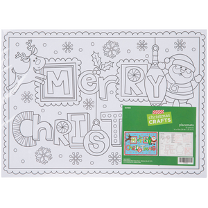 Merry Christmas Activity Placemats (Set of 12)
