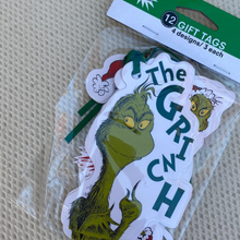 Load image into Gallery viewer, How the Grinch Stole Christmas Gift Tags (12 Tags/4 designs)