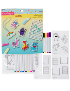 Spring Shrink Art Craft Kit (Makes 16 pieces)