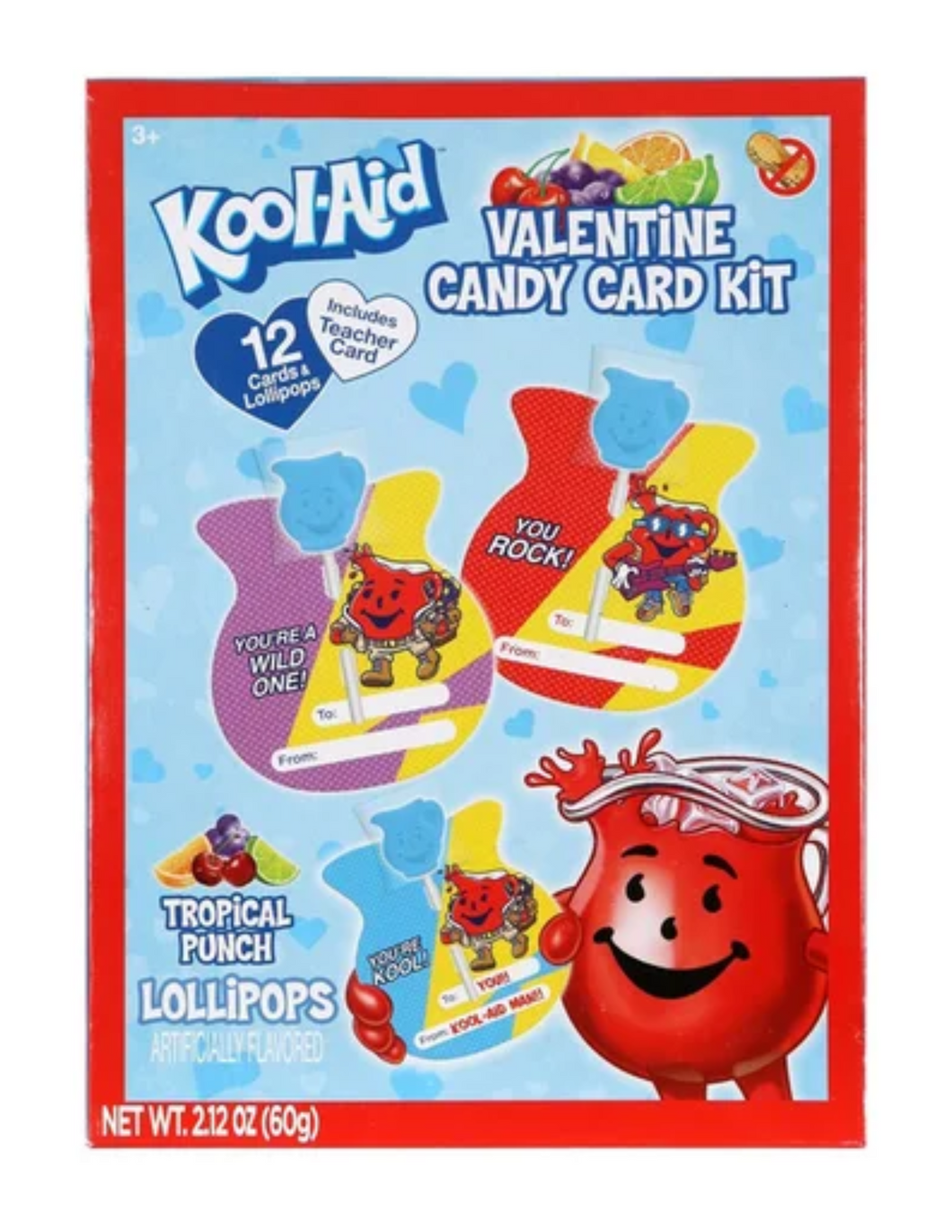 Kool-Aid Valentine's Candy Card Kits, 12-ct. Packs