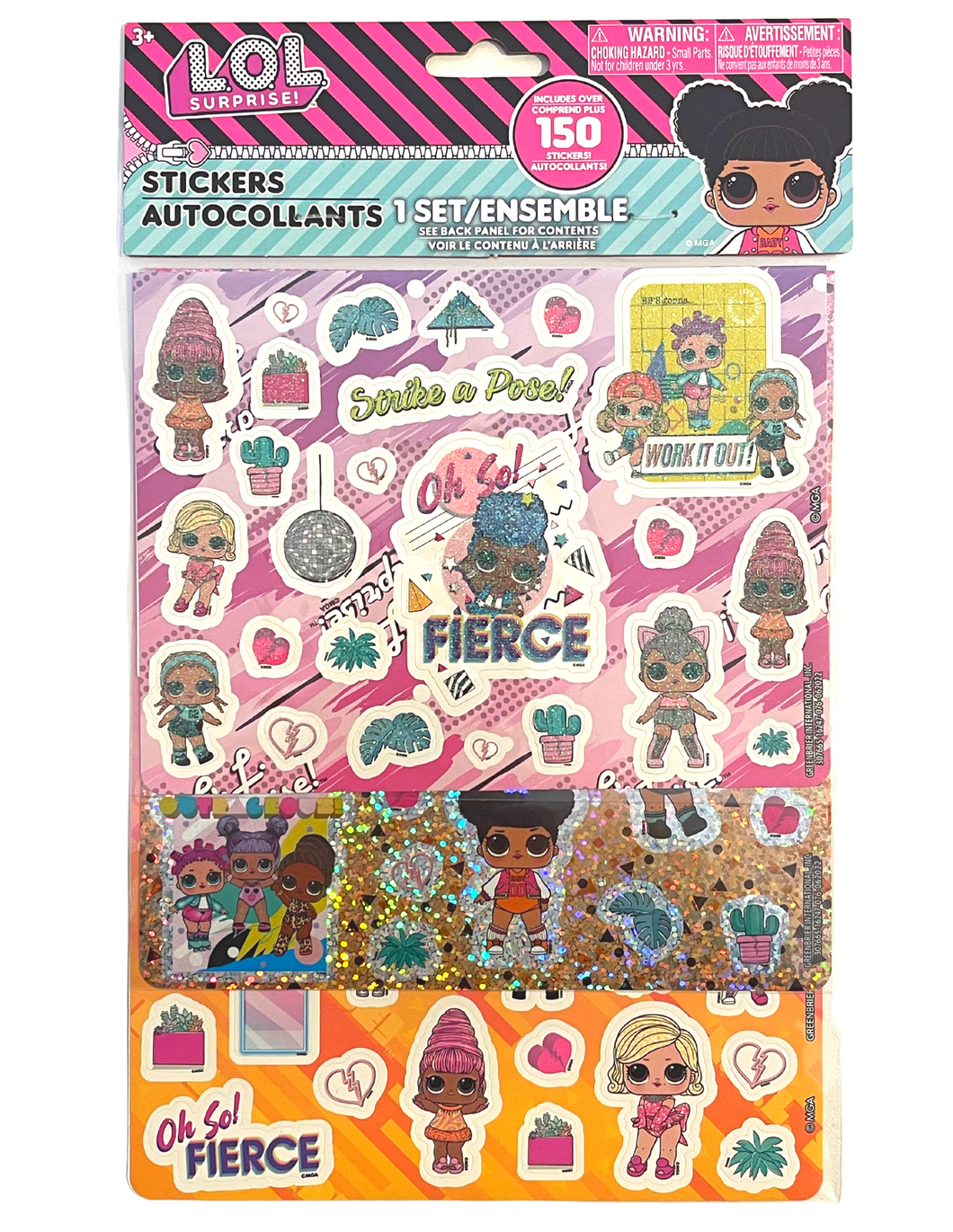 LOL Surprise Stickers: Over 150 Matte, Glitter, and Shiny Stickers!