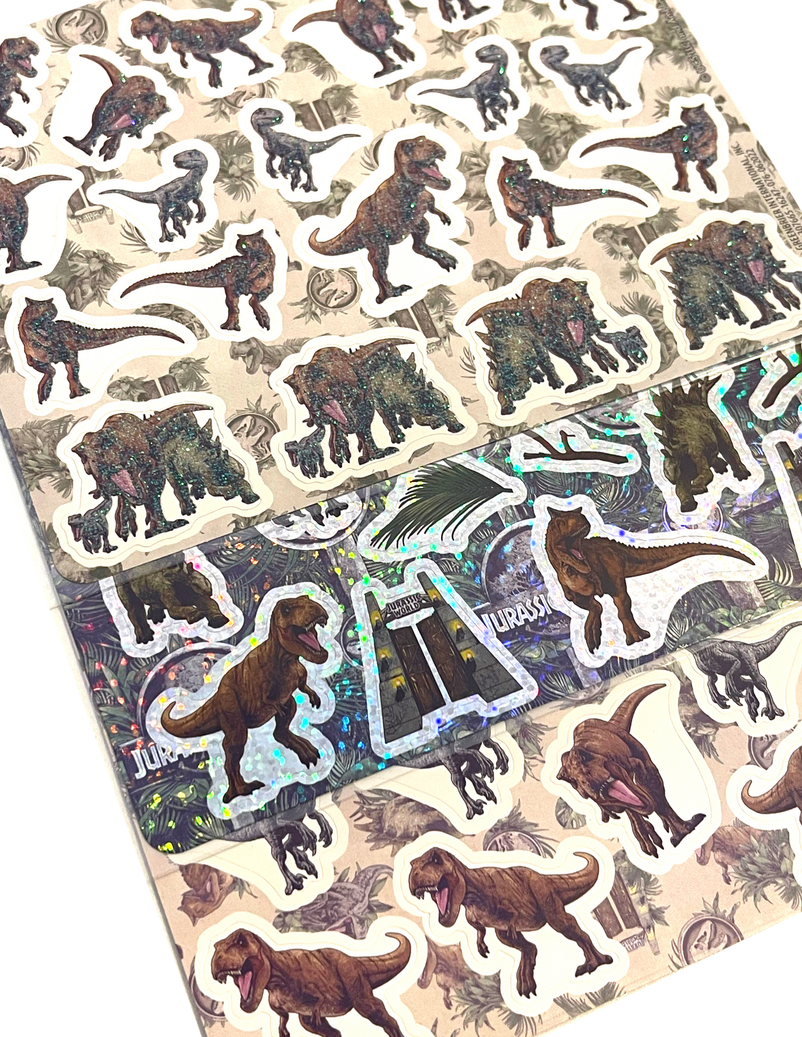 Jurassic World Dinosaur Sticker Pad - 6x10 Inches - Over 150 Stickers