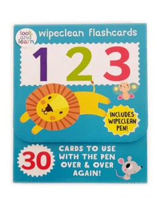 Look & Learn Wipeclean Flashcards: 123