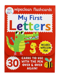 Look & Learn Wipeclean Flashcards: My First Letters