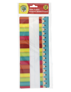 Teaching Tree Name Plates, 15-ct. Packs