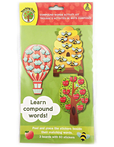 Teaching Tree: Learn Compound Words (3 Boards and 60 stickers)