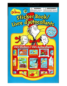 Dr. Seuss Sticker Book (With 245 stickers!)