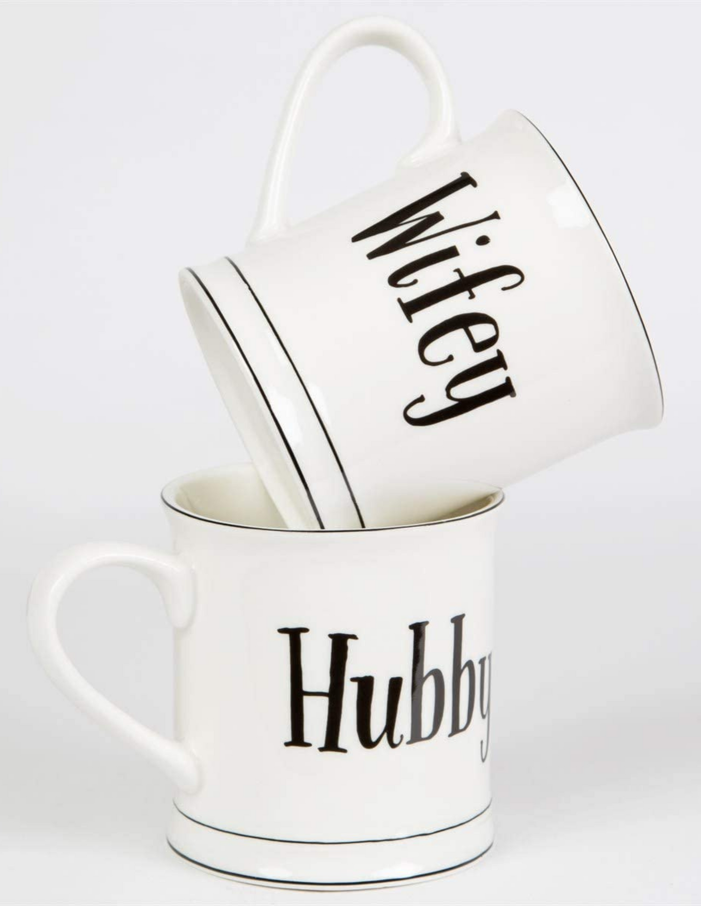 Sass & Belle - Hubby and Wifey Mugs
