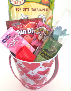 Valentine's Gift: ROAR-some Dinosaur Valentine's Day Basket
